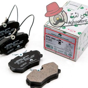 لنت ترمز جلو دیسکی فدرال سرامیکی پژو 405, سمندکار, slx, glx